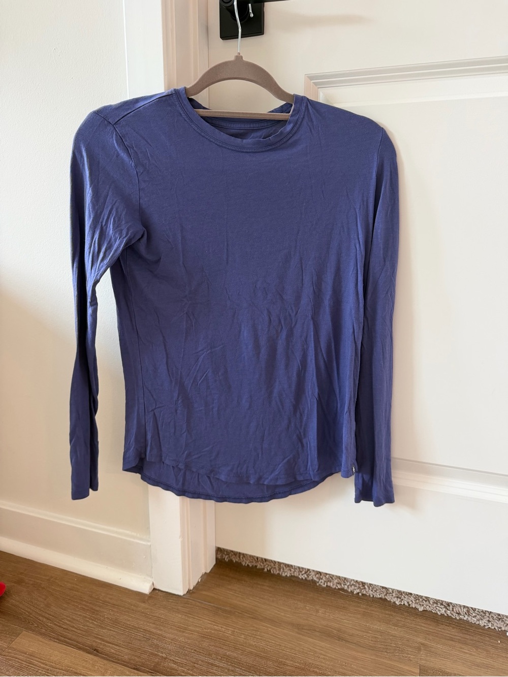 FIGS cotton long sleeve purple